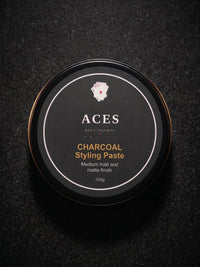 Charcoal Styling Paste — view 1 | Aces Men's Grooming